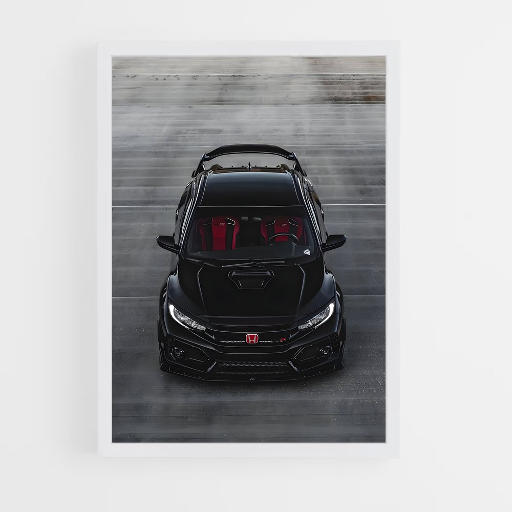 Poster Civic Spirit – affiche Honda (vue 3)